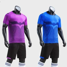 Blank Football jerseys Sets Soccer Jersey& shorts Adults and children tracksuit Futbol Training Suit Sport T-Shirt Sportswear