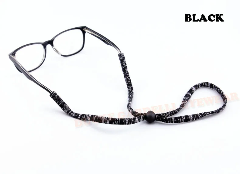 DUCKE GARDELLI, эластичный шнур для очков, регулируемые очки, ремешки, шнур для шеи, фиксатор, ремень, головная повязка, веревка для очков 122 - Цвет: Черный