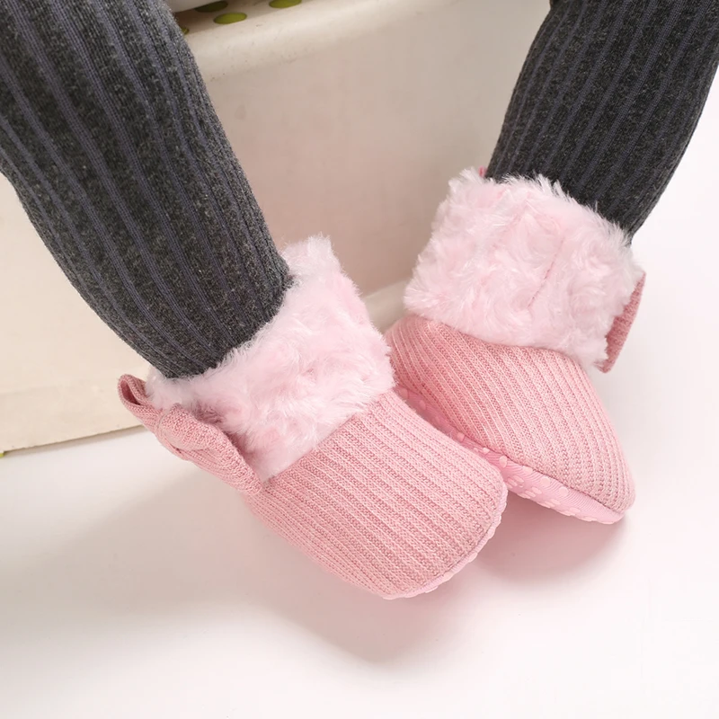 0-18M Boots For Newborn Baby Girl Snow Boots Winter Thermal Shoes Plush Ankle Boots Winter Baby Boys And Girls Thermal Shoes H22f18a78ee8b462388c1271bb706bbefj