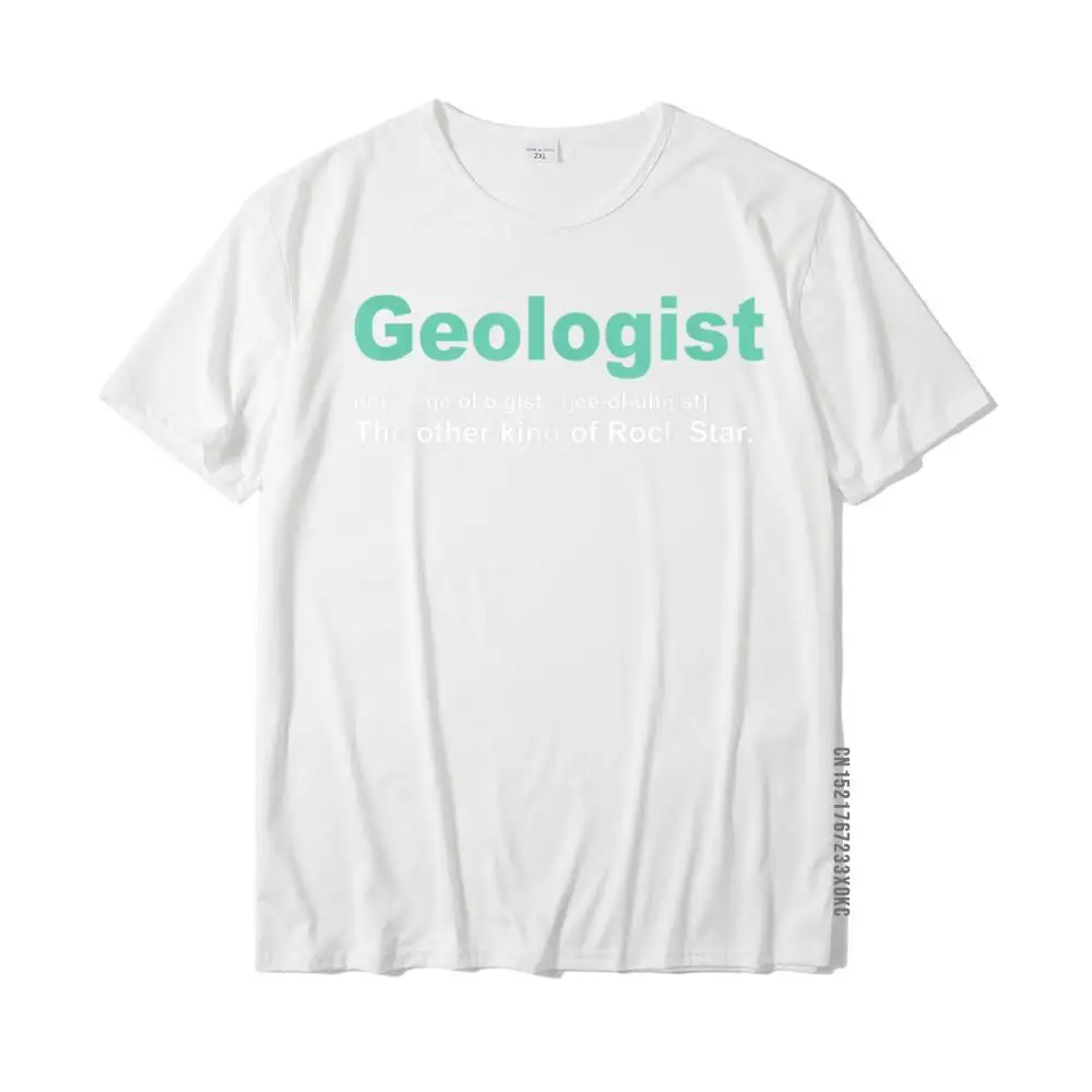 Cool Print Tops & Tees for Students Fashionable Summer/Autumn Crewneck 100% Cotton Short Sleeve Top T-shirts Normal Tops & Tees Geologist Rock Star Definition Funny Geology Gifts Gneiss T-Shirt__MZ20445 white