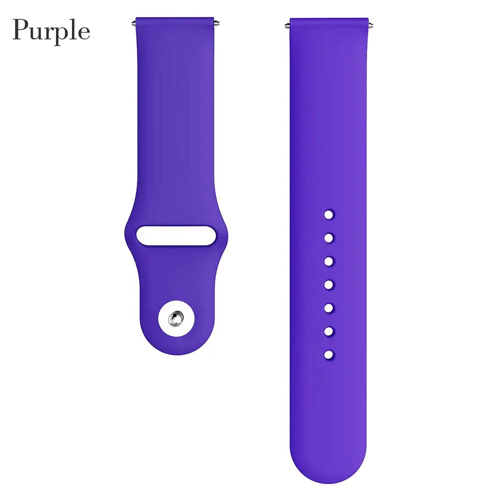 Purple Ремешок на запястье для POLAR Vantage M Smartwatch браслет на запястье Сменные аксессуары Мягкая силиконовая лента унисекс - Цвет ремешка: Purple