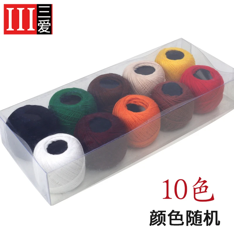 Linha De Bordar De Ganchillo пряжа Ptfe Spun Linha Bordar швейная нить и ручная нить 402 - Цвет: see chart