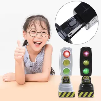 

Simulation Traffic Sign Light Toy Traffic Signal Model Road Sign Suitable Children Track Series Safety Awareness Props