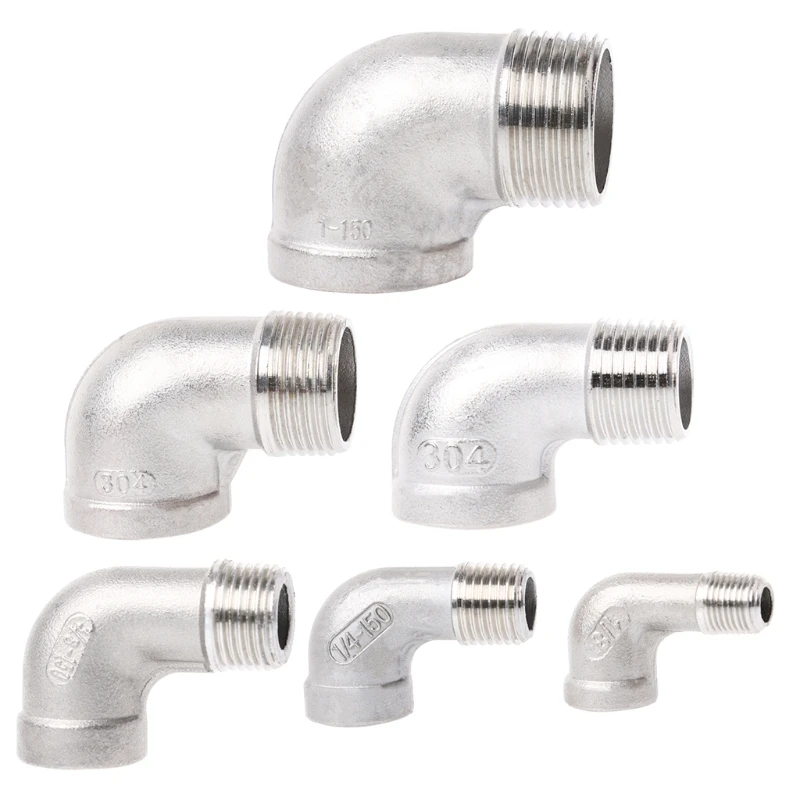

1-1/8" Female x 1-1/8" Male Street Elbow Threaded Fitting Stainless Steel Pipe