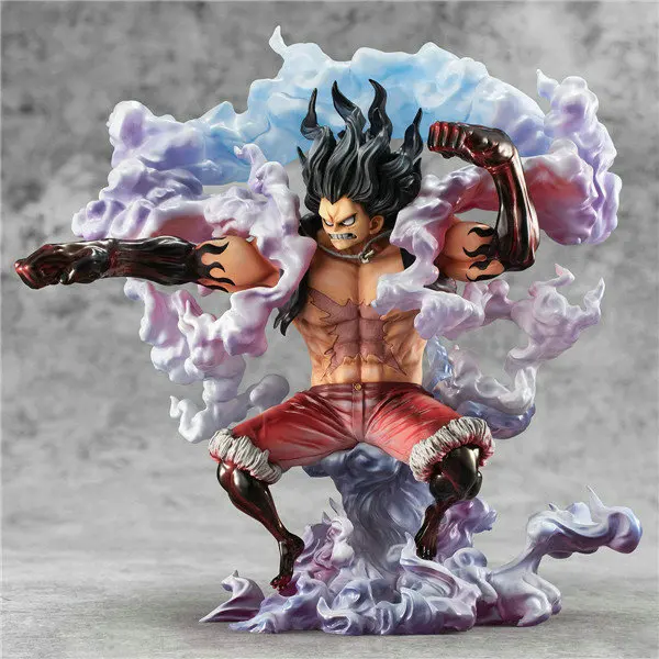  RJDJBF 16cm Japanese Anime One Piece The Snake Man Luffy Snake  Fist Snakeman One Piece Monkey D Luffy 4 Gears Figure PVC Collectible  Ornaments Action Doll : Toys & Games