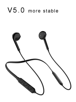 

DataRoad Wireless Bluetooth 5.0 Headset Magnetic Stereo Headset Neck-mounted Sport Headphones With Microphone Neck Hang