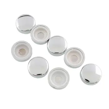 

Vehemo Frame Vehicle Parts & Accessories Chrome Motorcycle Frame Screws License Plate Frame Nut Caps Car & Truck Parts 8pcs