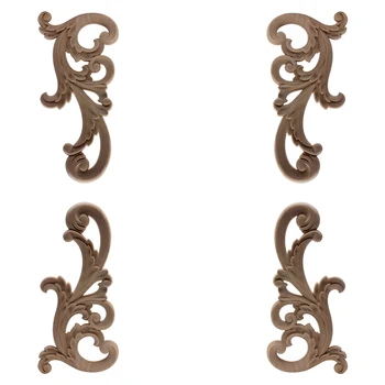 

Wood Mouldings Wood Carving Lines Wood Applique Wood Decal Onlay Antique Modern Long Wooden Furniture Window Corner Walls Doors