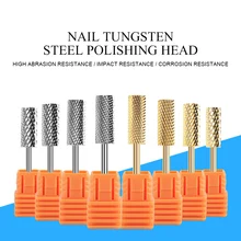1 шт. дрель для ногтей Вольфрамовая сталь 2,35 мм головка для дизайна ногтей Электрический станок инструмент для снятия гель-лака с ногтей шлифовка полировка инструменты
