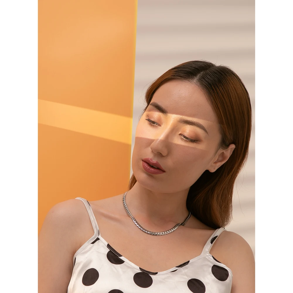 Statement Snake Chain Choker Necklace Stainless Steel Metal Texture Collar Waterproof Jewelry бижутерия для женщин snake necklace metal choker necklace women jewelry