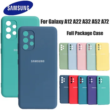 Funda protectora para teléfono móvil Samsung Galaxy A22 A32, carcasa trasera suave y sedosa de silicona A 22, 5G, 4G, A12, A32, A52, A72