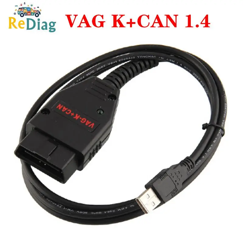 Высокое качество для VAG K+ CAN 1,4 полная версия Commander PIC18F25K80+ FTDI FT232RQChip OBD Автомобильный диагностический для AUDI/VW/Skoda/Seat