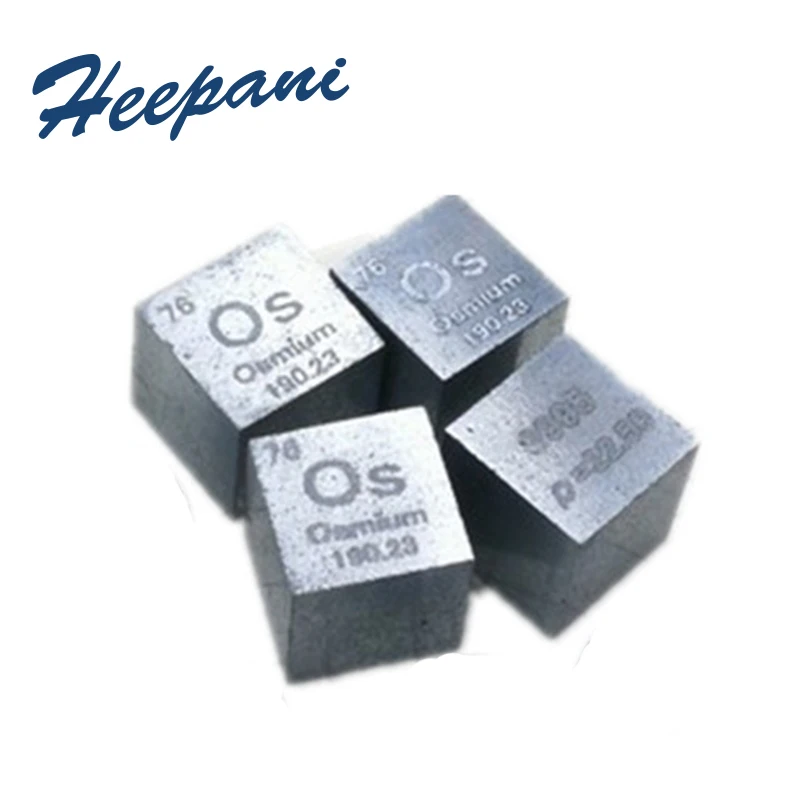 Osmium Металл cube10mm 99.95% Os элемент плотности, периодически Таблица слиток/гранул