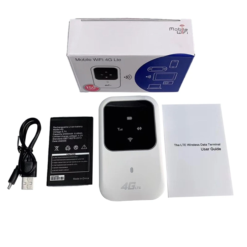 4G LTE Portable Car WIFI Wireless Internet Router Color Light Version 100Mbps Mobile Broadband Hotspot Modem