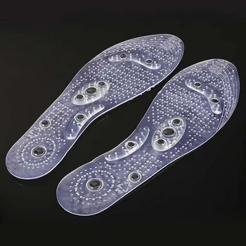 

1 Pair Feet Magnetic Therapy Shoe Gel Insoles Health Care for Men Comfort Pads Foot Care Relaxation Foot Massager