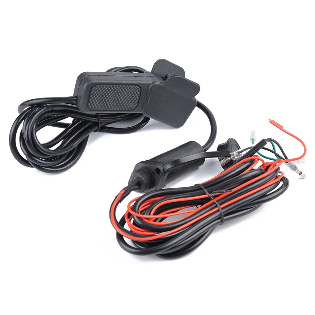 Universal 3 Meters 12-24V ATV UTV Winch Corded Remote Switch Rocker Switch Handlebar Control Line