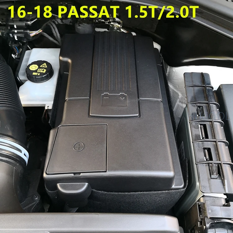 As picture Для Volkswagen magotan B8L PASSAT автомобильный аккумулятор положительная и отрицательная Защитная крышка батареи пылезащитный чехол автомобильные аксессуары - Цвет: As picture