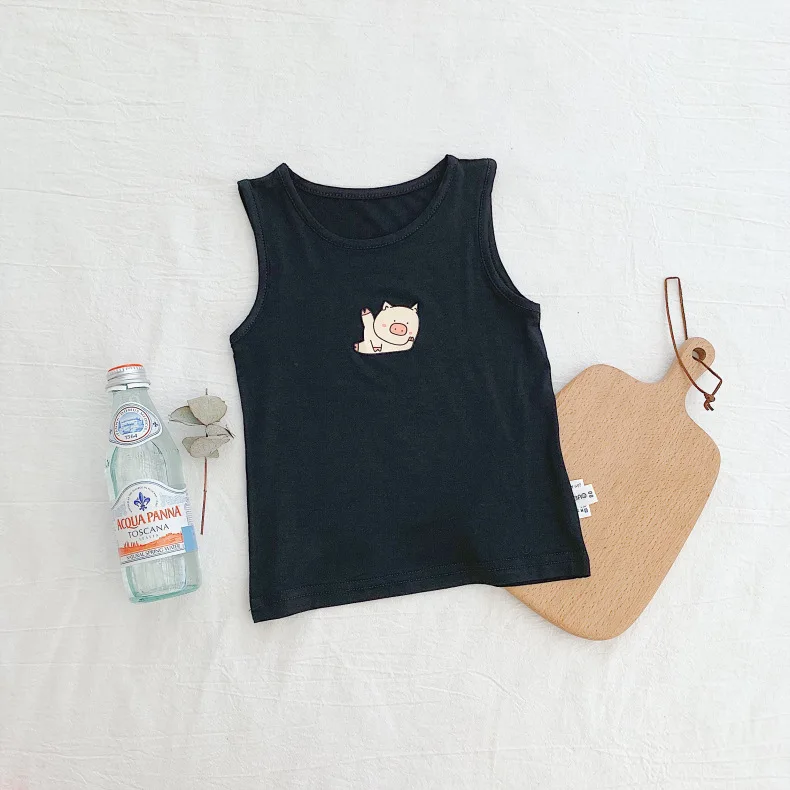 Children Printted Waistcoat Summer New Style Baby Korean-style Sleeveless Waistcoat Fashion Baby GIRL'S Men And Treasure Pi