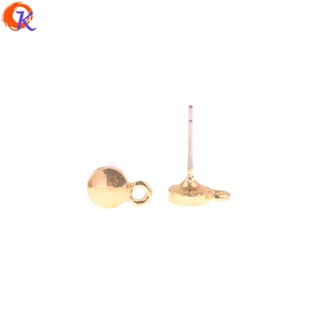 

Cordial Design 100Pcs 6*9MM Jewelry Accessories/Earring Stud/Round Coin Shape/DIY Jewelry Making/Hand Made/Earring Findings