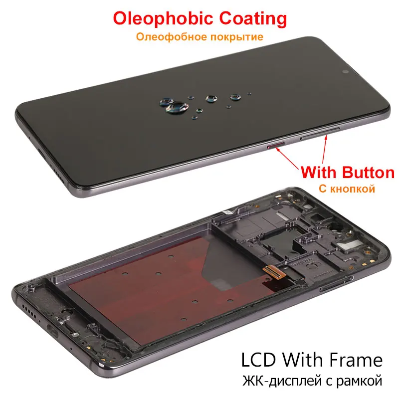 US $63.72 653inch Display For Huawei Mate 20 LCD With Frame 10 Touches Screen Replacement For Huawei Mate 20 HMAL29 L09 LX9 AL00 TL00