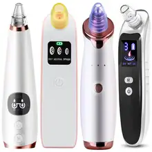 Мощный пылесос для удаления угрей и угрей, уход за кожей лица, экстрактор для удаления пор и носа, всасывающее удаление с лица, массаж