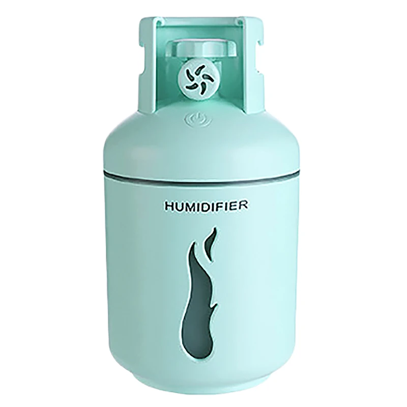 300Ml Home Car Purifier Atomizer Water Droplets Aroma Diffuser USB Mini Air Humidifier Warm Color LED Night Light with Small Fan