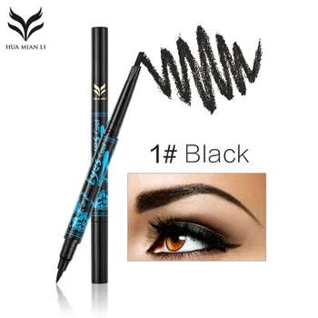 

HUAMIANLI Double Head Automatic Waterproof Eyebrow Pen Pencil Long Lasting Eyebrow Eyeliner Pen Pencil Cosmetic Makeup