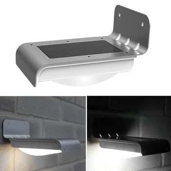 

16LED Lawn Outdoor Garden Wall Mounted Pathway Universal Landscape Fence Yard Patio Street Solar Light