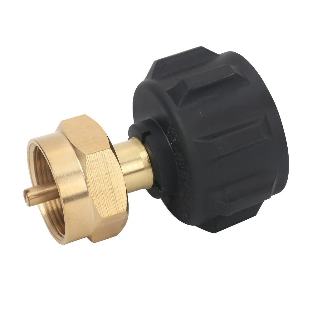 

Propane Refill Adapter Fuel Tank Filling Joint Outdoor BBQ for All 1 LB Throwaway Disposable Cylinder & Fits 20lb Propane Tank