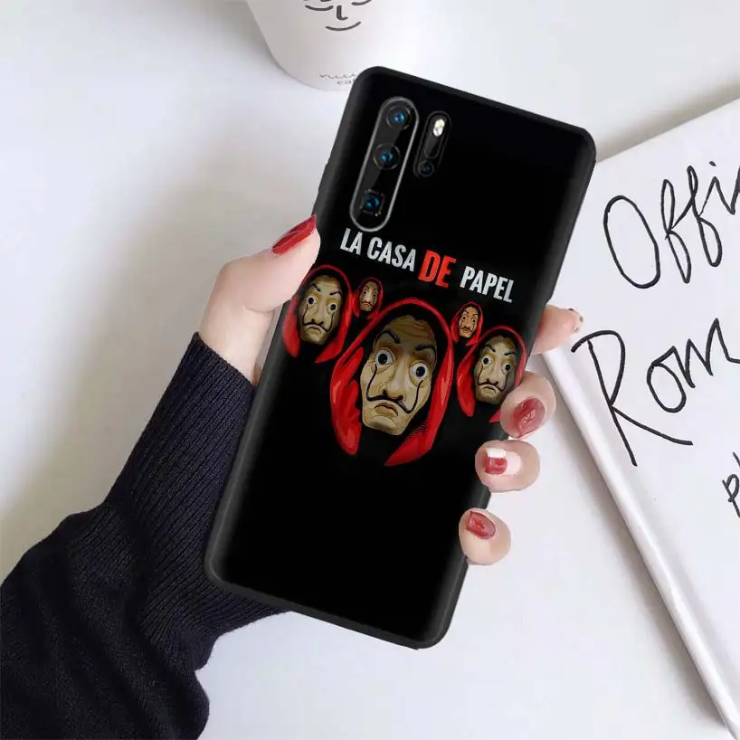 Черный чехол для huawei mate 30 20 10 P30 P20 P10 Pro Lite P Smart Z, мягкая крышка для телефона