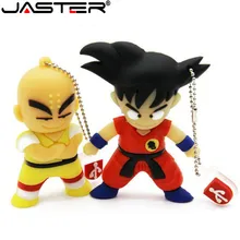 Модель JASTER Dragon Ball, usb флеш-накопитель с героями мультфильмов, флеш-накопитель Dragon ballz, флешки 8 ГБ, 16 ГБ, 32 ГБ, 64 ГБ, goku, usb флешка, ручка-накопитель