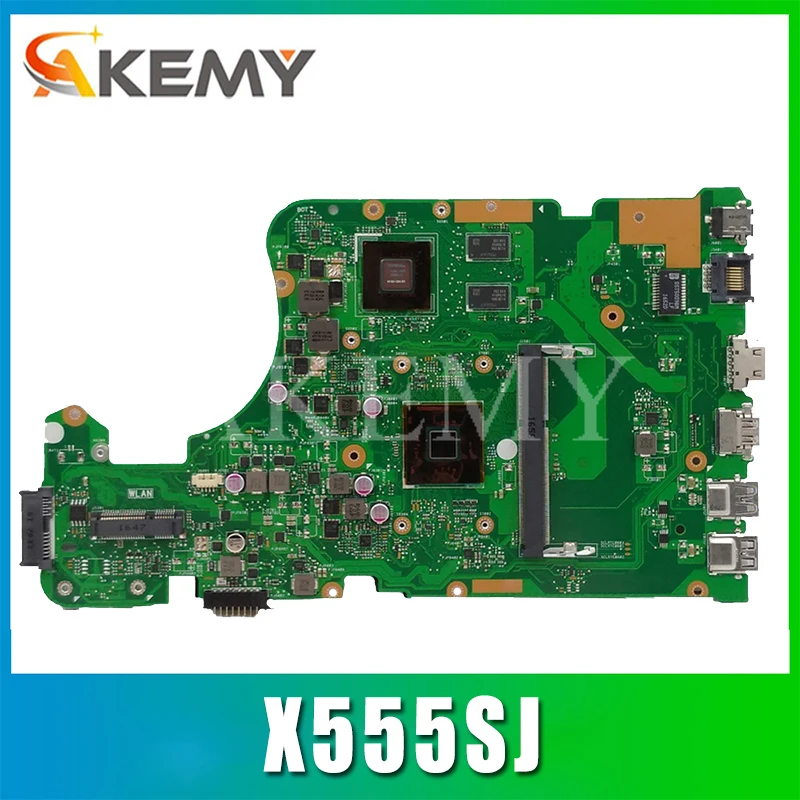Материнская плата X555SJ для ноутбука ASUS материнская x555sj Celeron N3150 cpu 100% tetsted |