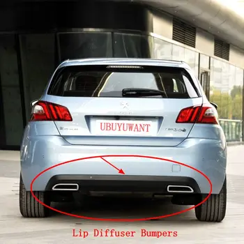

Rear Bumper Spoiler For Peugeot 308 2014 2015 Rear Bumper Lip Diffuser Bumpers Protector