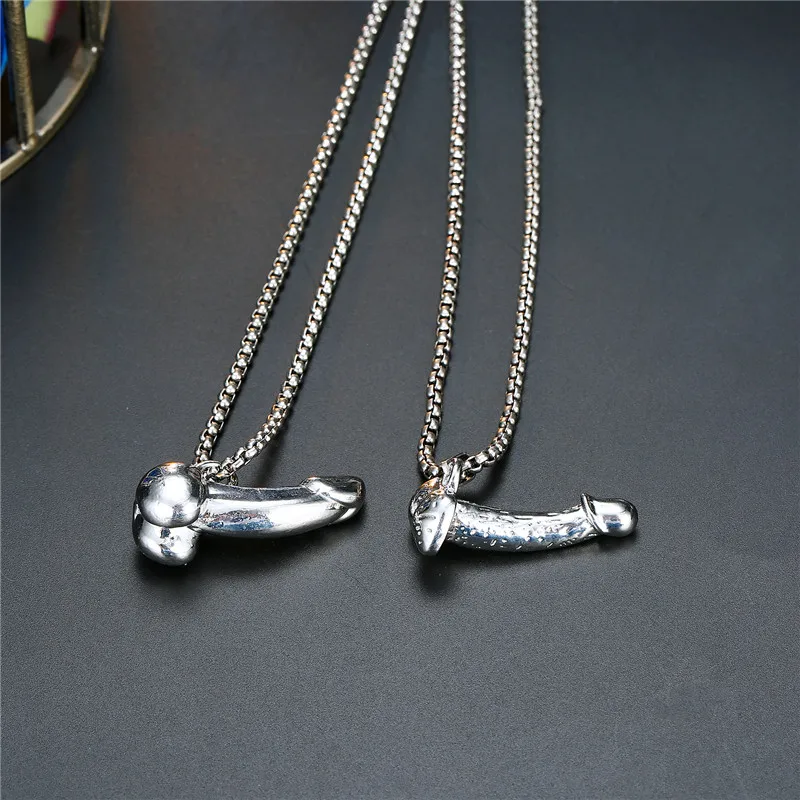 Funny Male Organ Pendant Necklace 