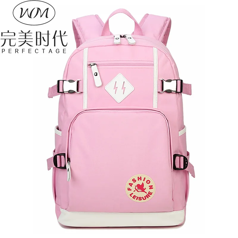 

2019 New Style Cross Border Backpack Middle School Students School Bag Casual Backpack Large Capacity Oxford Cloth a Generation