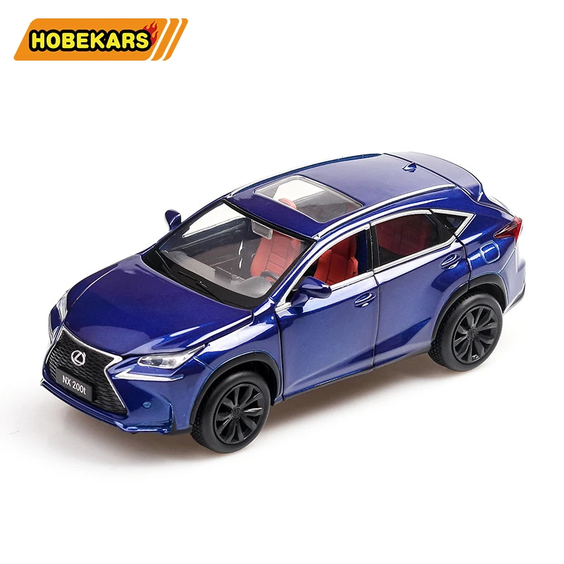 Литая модель 1/32 NX200T, игрушечный внедорожник, автомобиль из металлического сплава, имитация, оттягивающие назад машины, игрушки, транспортные средства для детей, подарки для детей