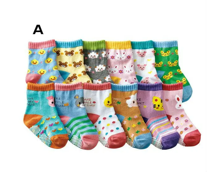 

Nissen Official Website CHILDREN'S Socks Pure Cotton Autumn And Winter Baby Socks Japanese-style Slip Socks Cute Infant Colloida