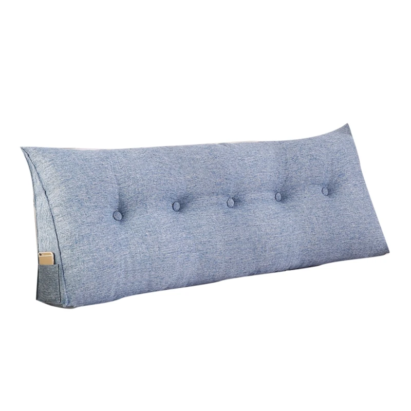 Новая подушка дышащая поясная подушка однотонная Удобная подушка для сидения Мягкая текстильная Съемная подушка для спины длинные постельные принадлежности