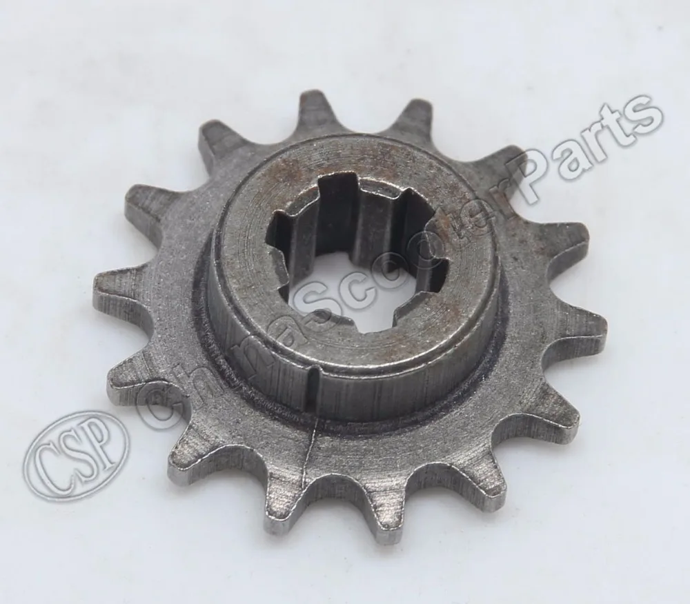 T8F 11 13 14 17 19 20 зуб 11T 13T 14T 17T 19T T передняя Звездочка 2 такта 47cc 49cc мини мотоцикл