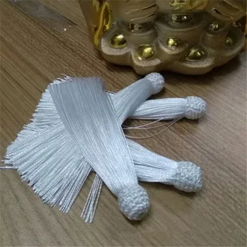 

Pure white tassel Japanese bead tassel dedicated high-grade tassel for pendant home decoration DIY jewelry making materials