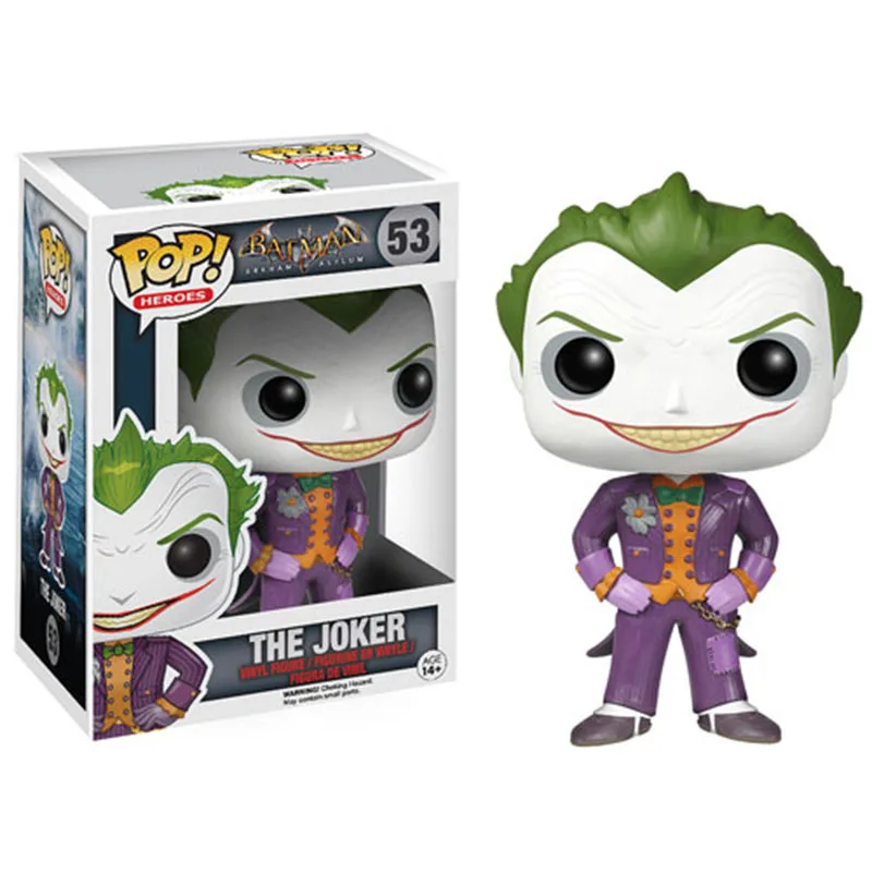 

FUNKO POP New Arrival Batman The Joker 53 # Action Figures Anime Characters Collection Model Toys for Children Christmas Gifts