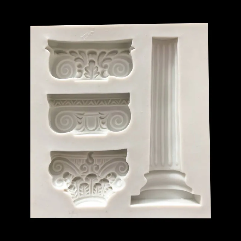 Roman column  sugar  silicone mold cake chocolate drop mould 15-603