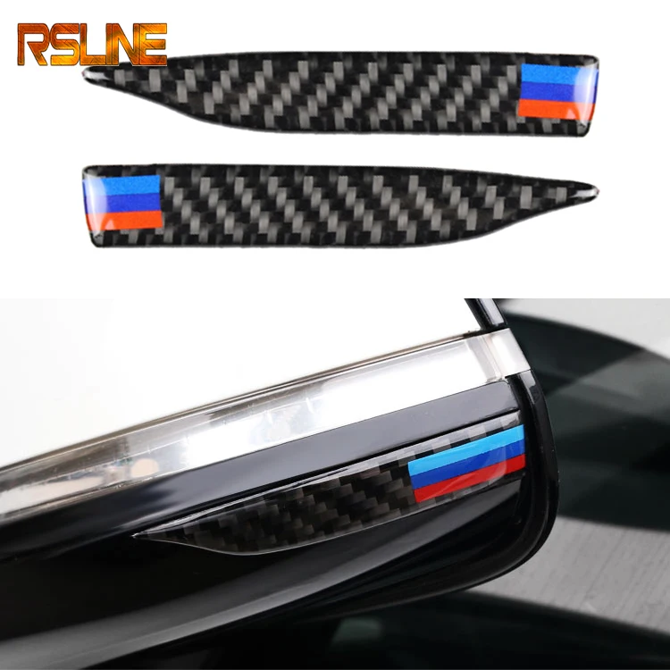 

Carbon Fiber Rearview Mirror Anti-Rub Strips Protector For BMW E90 E60 F30 F34 F10 F20 x1 x3 x4 x5 x6 Car Anti-collision Strip