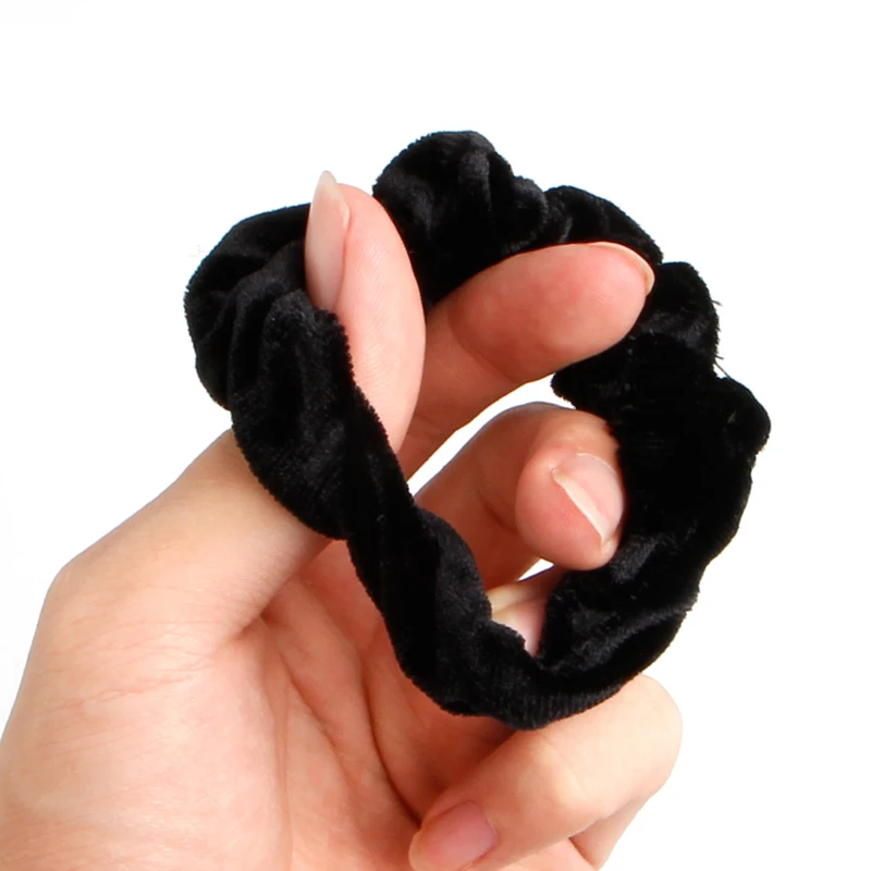 

10pcs Women's Velvet Hair Band Elastic Ponytail Tie Bow Rubber Bobbles Lovely