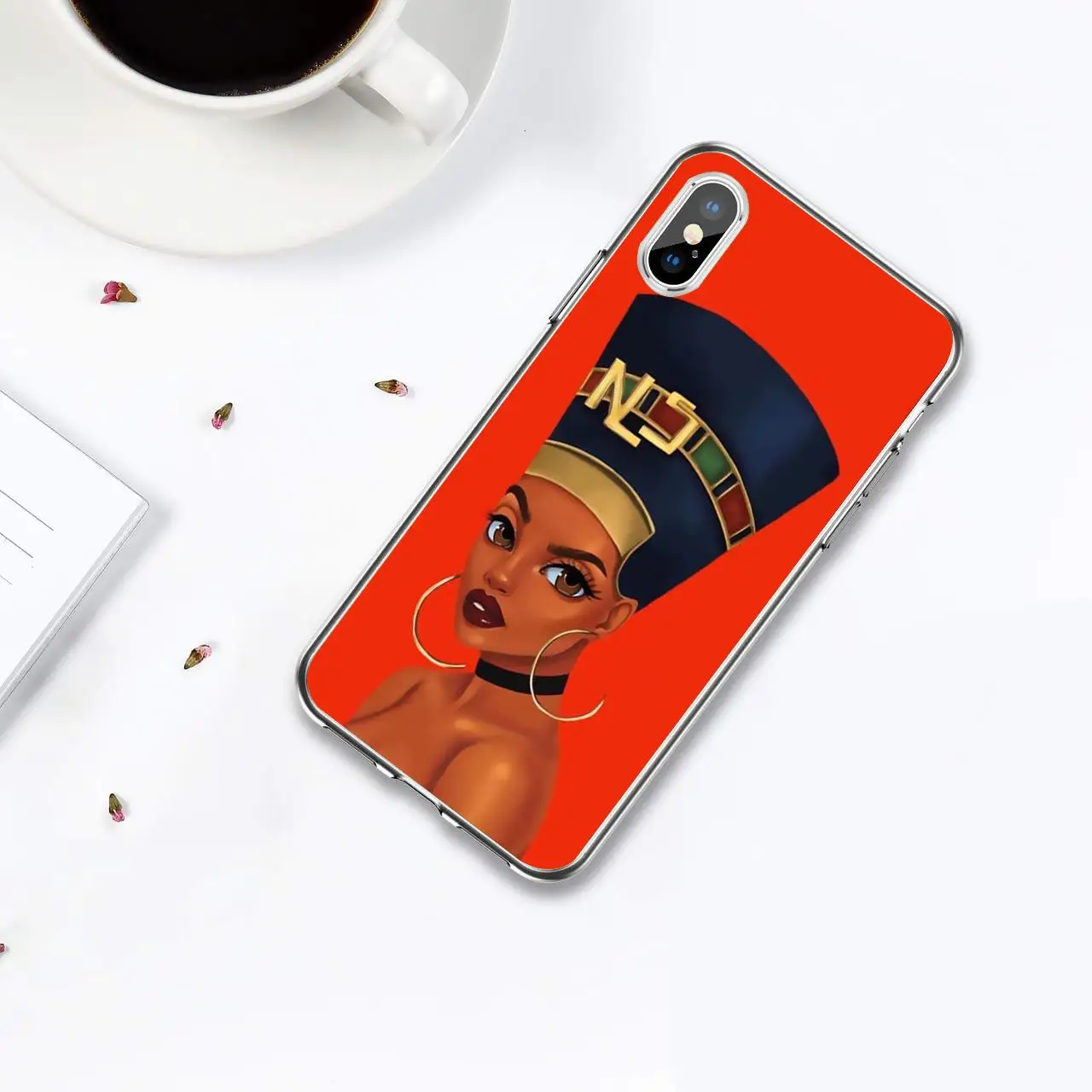 Силиконовый чехол для телефона для iPhone 11por XR XS 7 8 6S 5S, серия African explosion head girl TPU силиконовый чехол для телефона s - Цвет: B 24