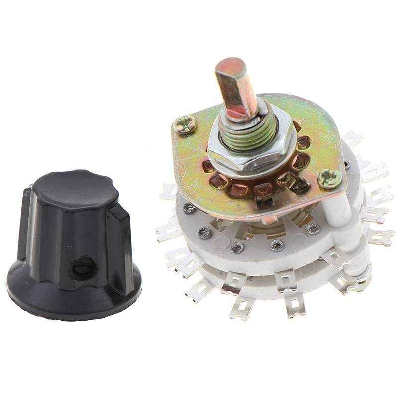 1PCS 2P11T 2 Pole 11 Position Dual Deck Band Channael Rotary Switches High Quality Dropshipping