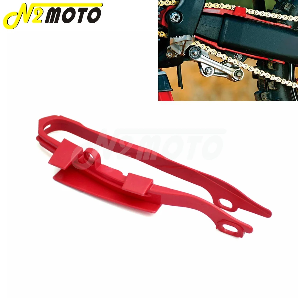 Красный маятник защита цепи ползунок для Honda CR125R CR250R 00-07 CRF250R 04-09 CRF250X 04-13 CRF450R CRF450X