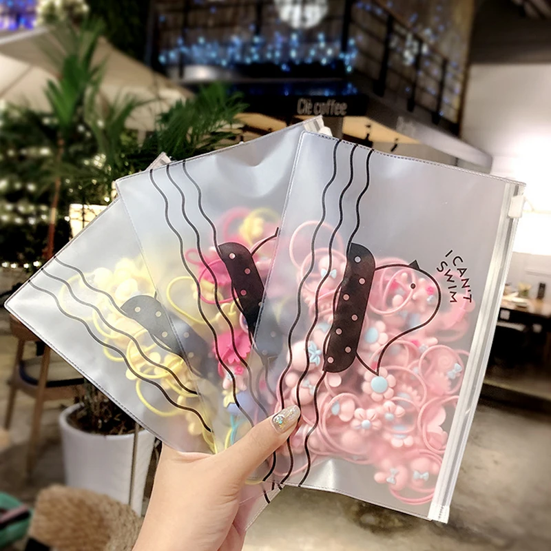 

20PCS/Bag Cartoon color Children Hair Bands Elastic Rubber Band Girl Accessories Hair Ropes Baby Hair Accessories Headbands