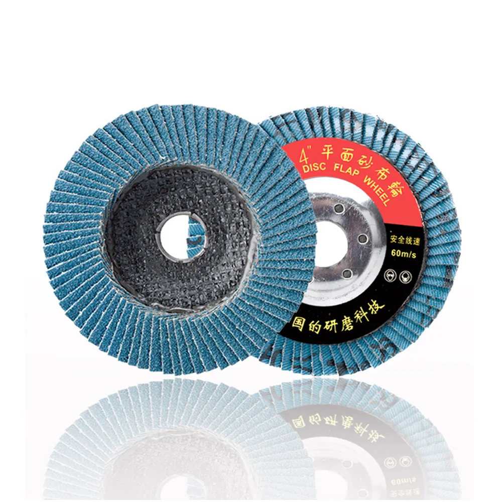 

10pcs Professional Flap Discs Sanding Discs Grit Grinding Wheels Blades For 100mm 4" Angle Grinder