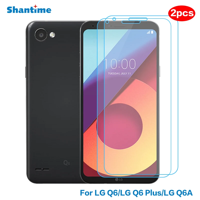 

2PCS Tempered Glass For LG Q6 Glass HD Anti-Scratch Protective Film Screen Protector For LG Q6 Plus LG Q6A Glass Film
